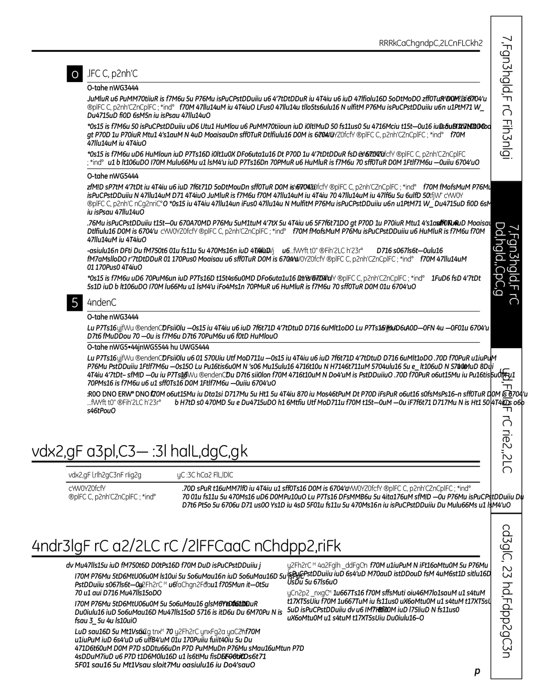 GE CDW9000 Series, PDW9000 Series, PDW8000 Series owner manual Voyants lumineux qui clignotent, Au consommateur 