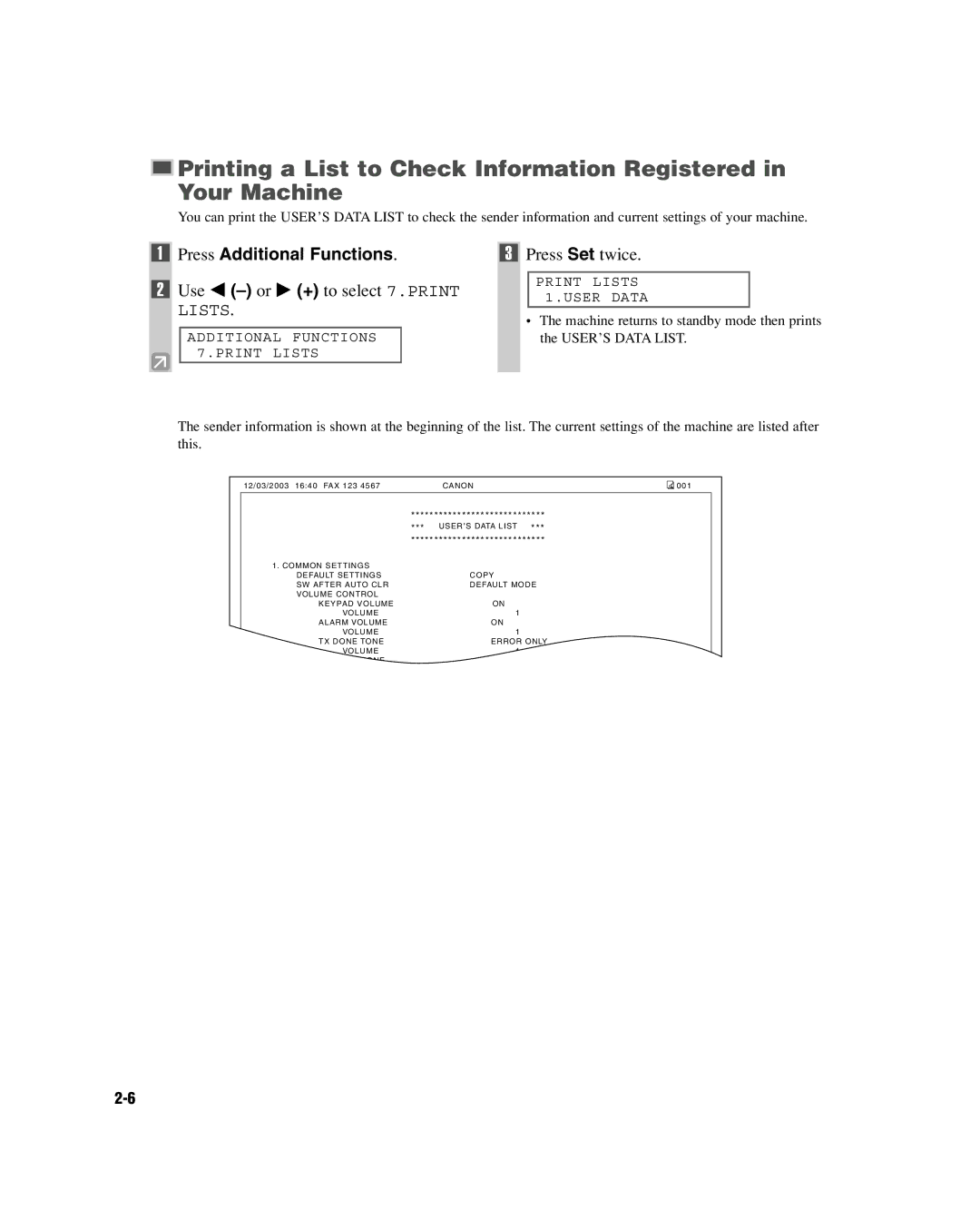 GE D780 manual Use 4 -or e + to select 7.PRINT, Lists 