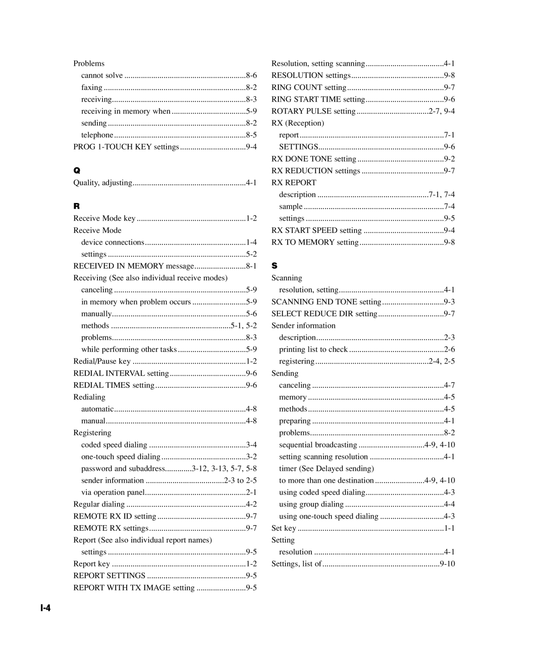 GE D780 manual RX Report 