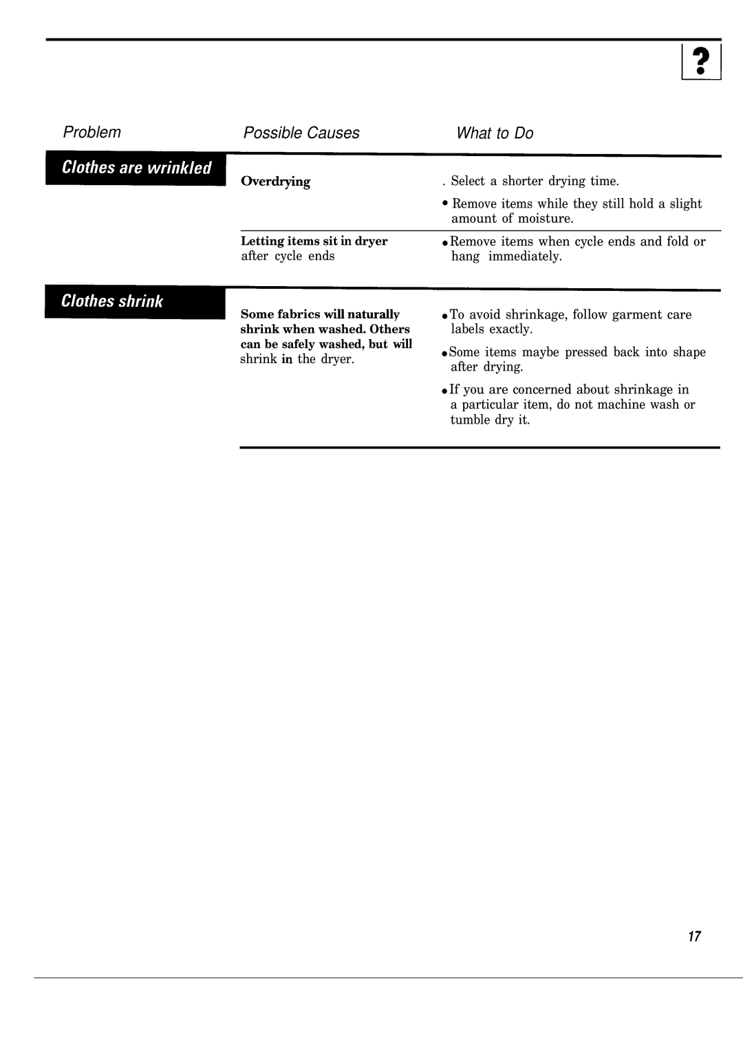 GE DBLR453GT, DBLR453ET operating instructions Select a shorter drying time 