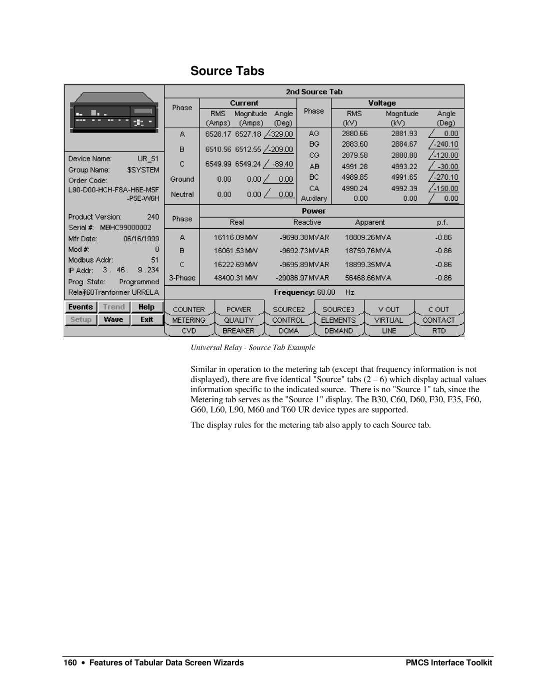 GE DEH-210 manual Source Tabs 