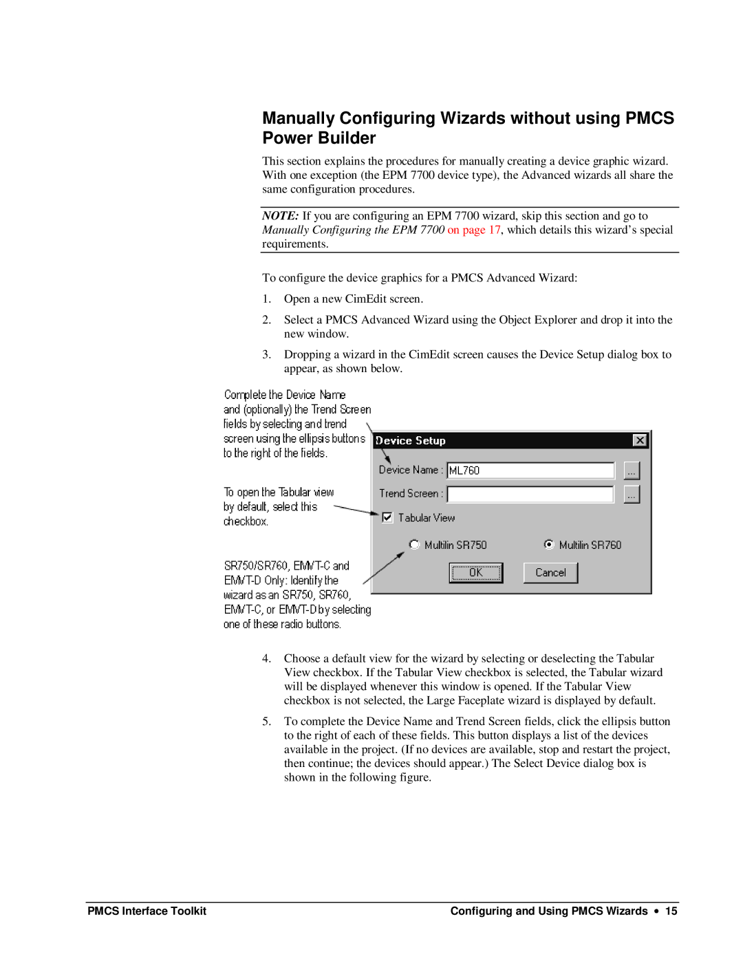 GE DEH-210 manual Pmcs Interface Toolkit Configuring and Using Pmcs Wizards ∙ 