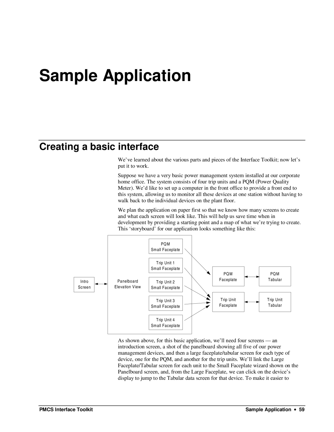 GE DEH-210 manual Sample Application, Creating a basic interface 