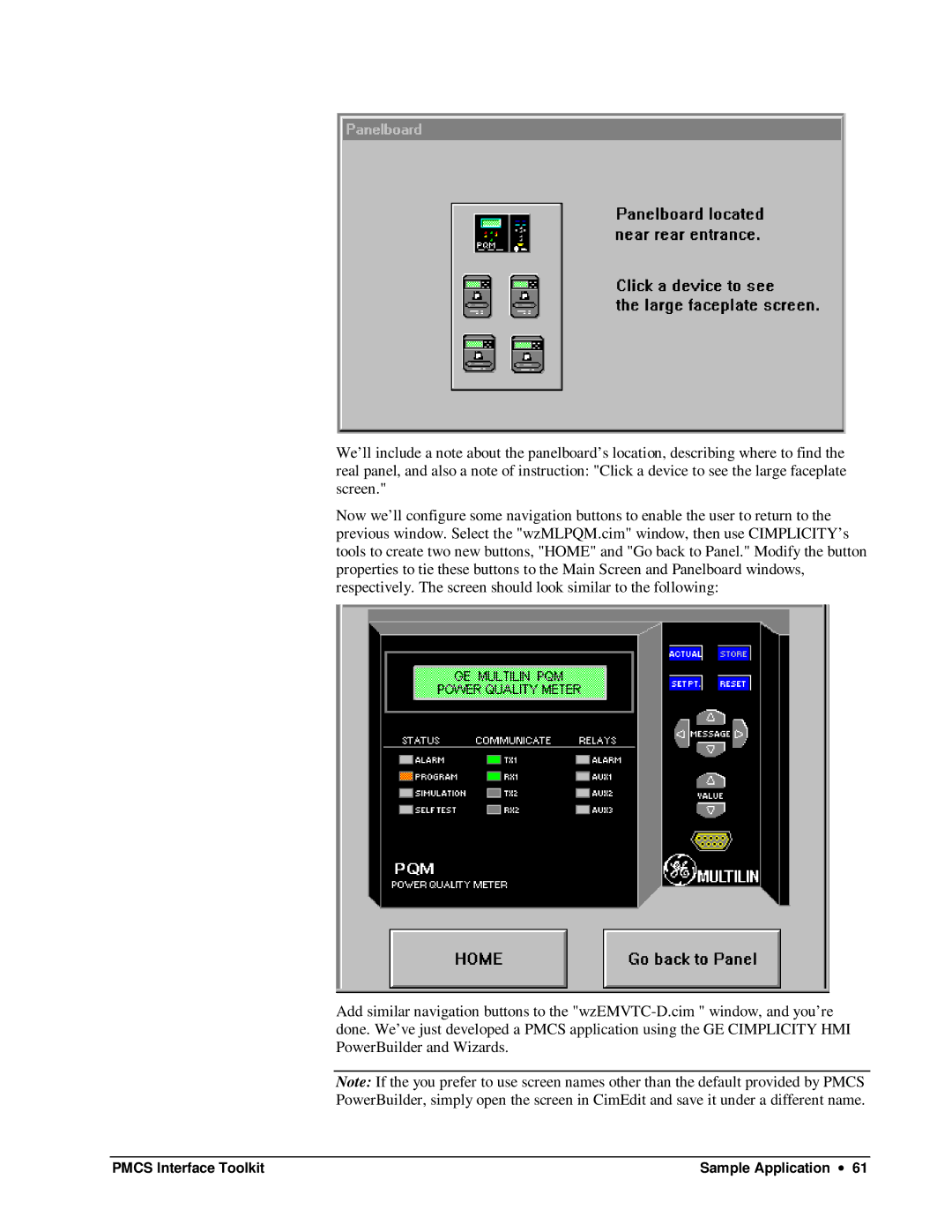 GE DEH-210 manual Pmcs Interface Toolkit Sample Application ∙ 