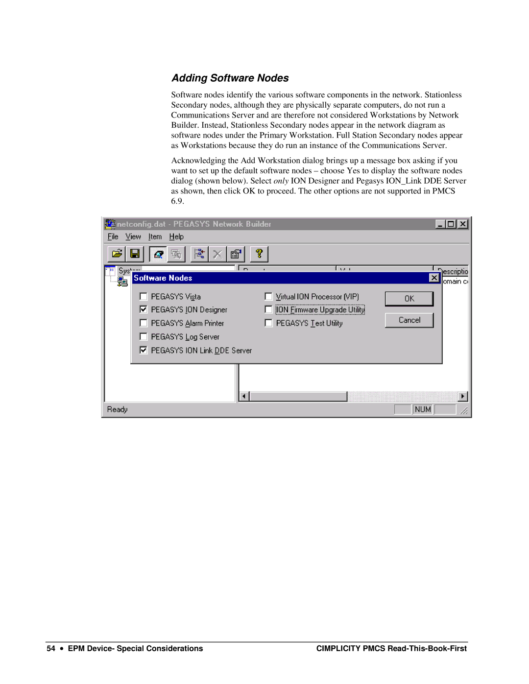 GE DEH-211 manual Adding Software Nodes 