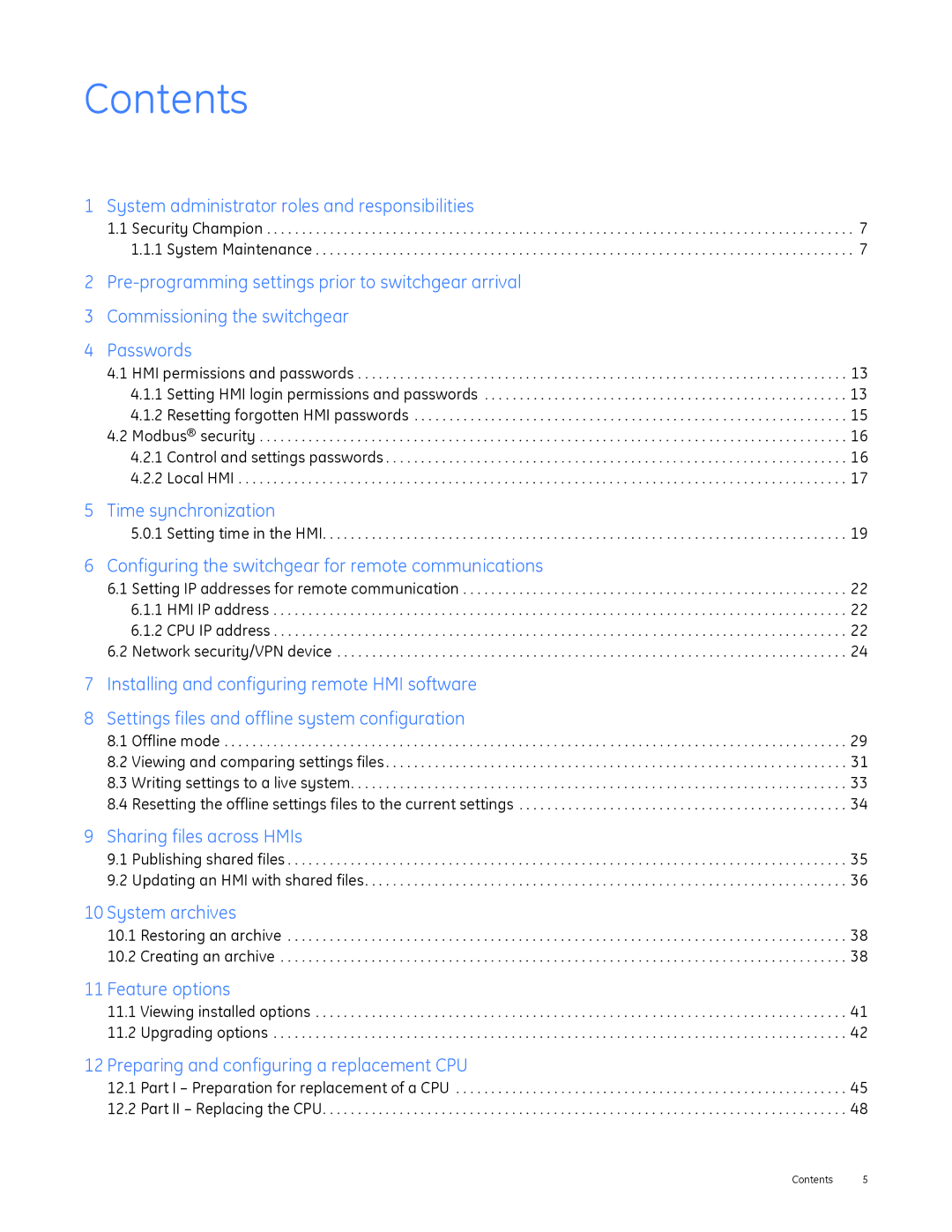 GE DEH-230 manual Contents 