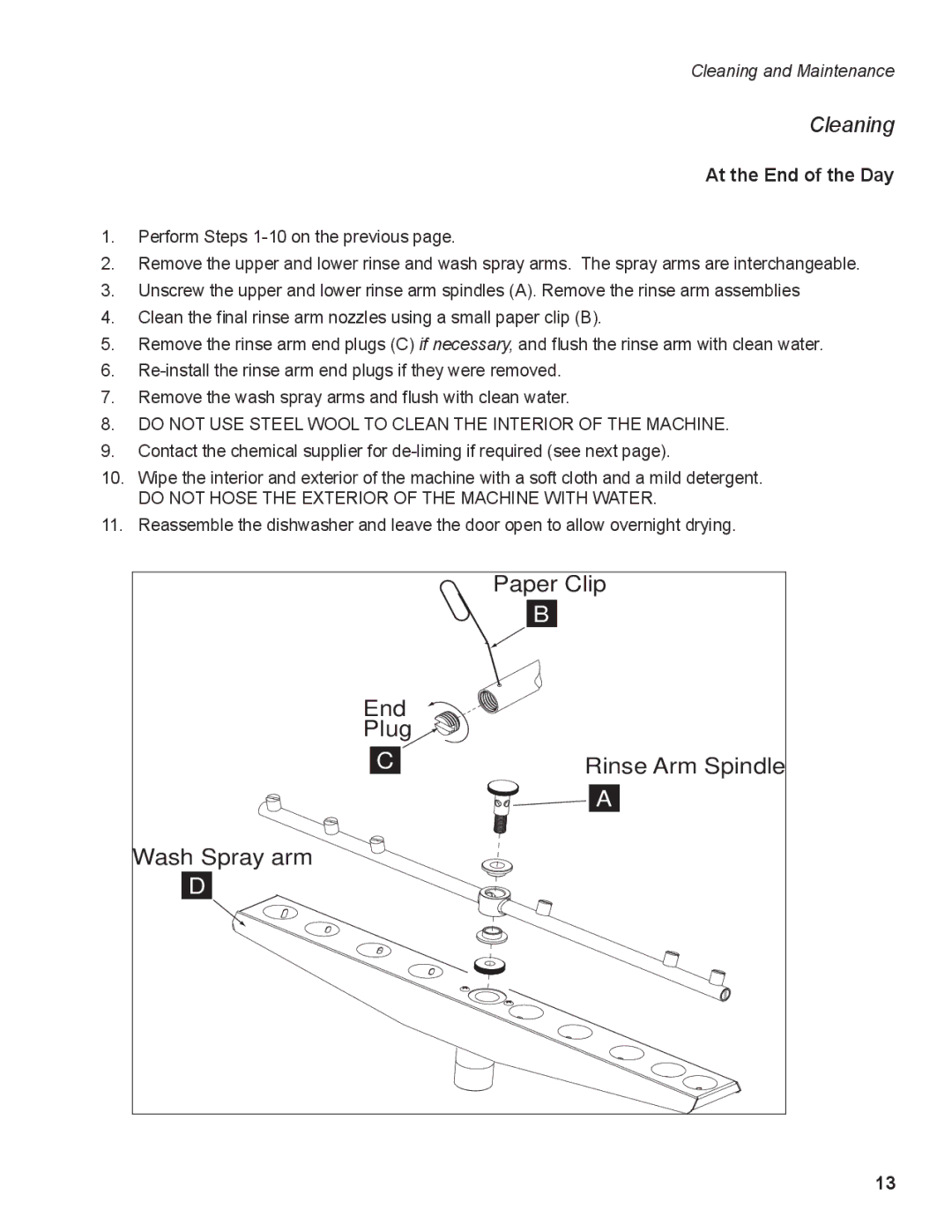 GE DH2000 operation manual Paper Clip 