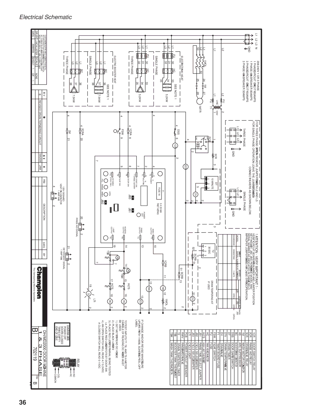 GE DH2000 operation manual Phase 