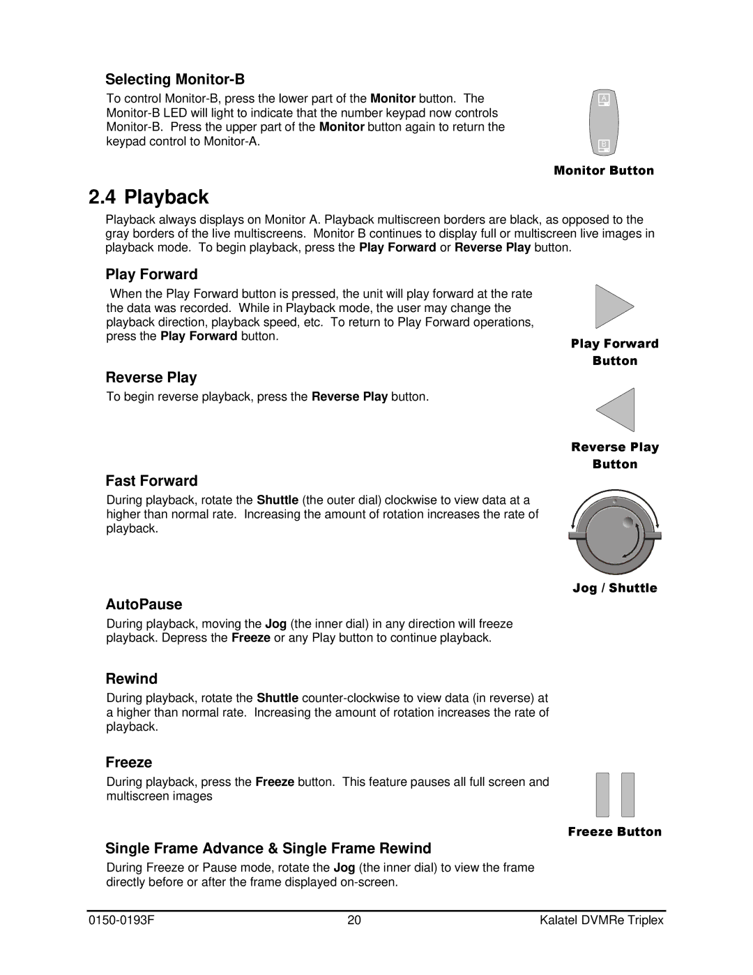 GE DVMRe user manual Playback 