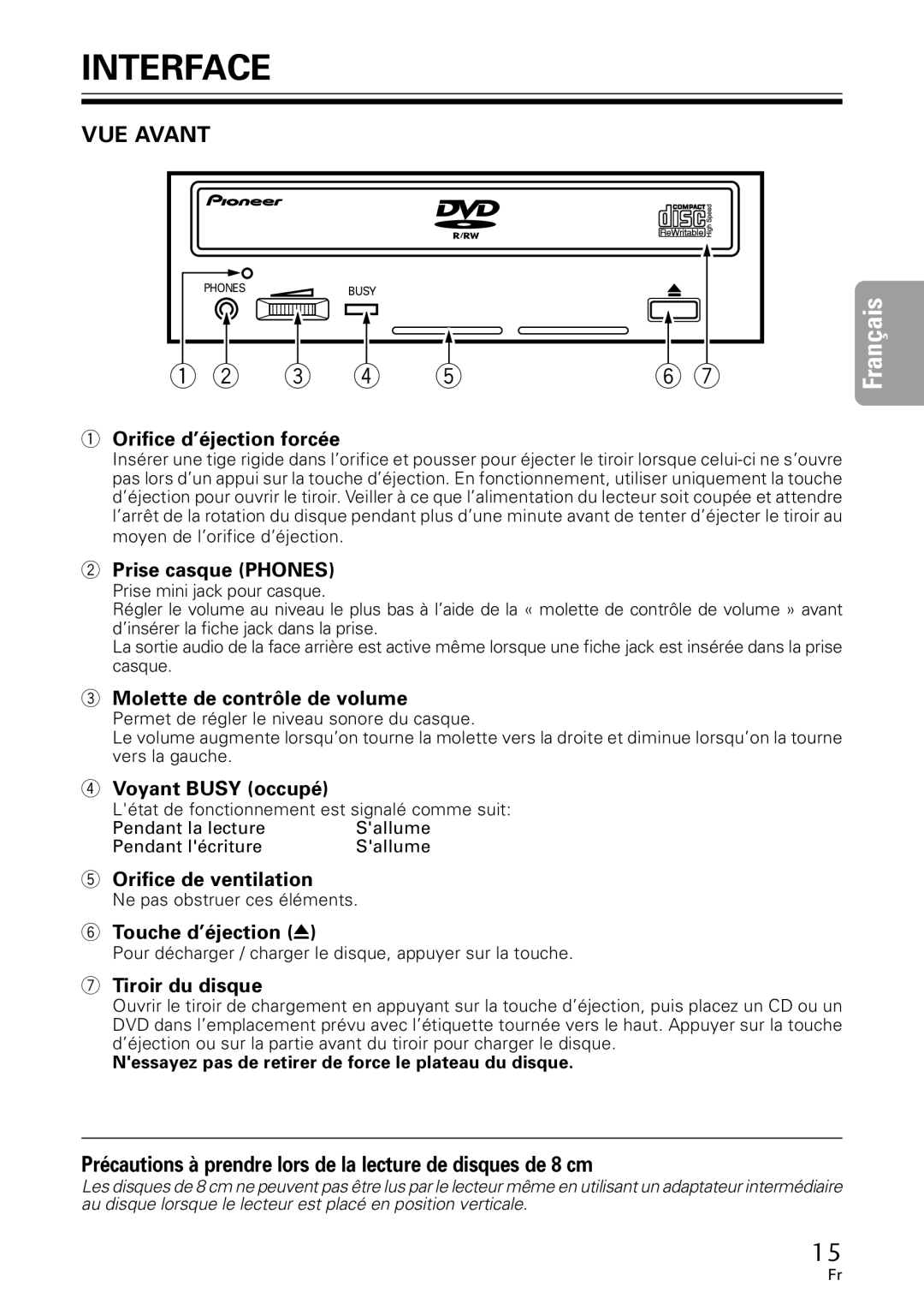 GE DVR-A05 operating instructions VUE Avant 