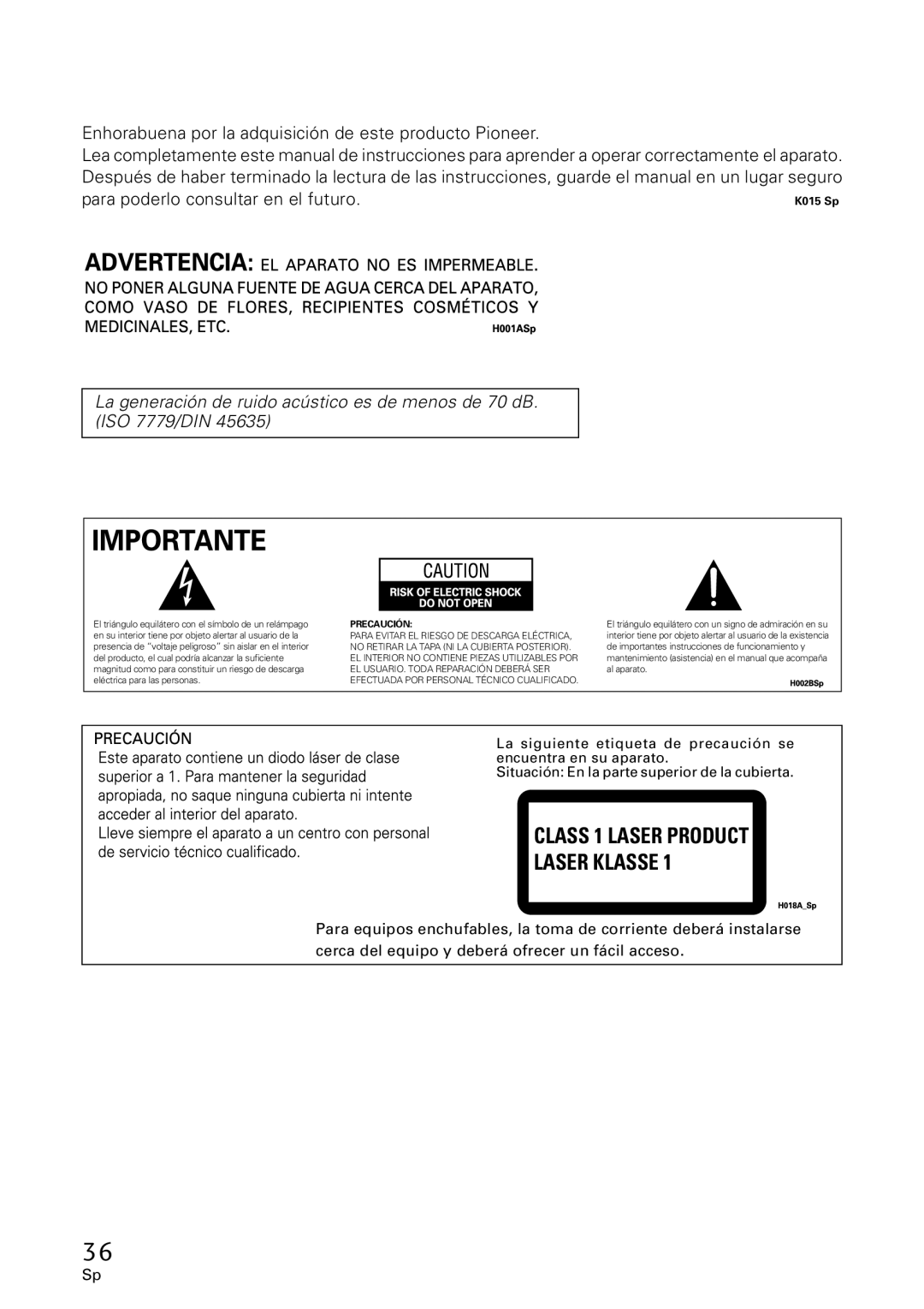 GE DVR-A05 operating instructions Precaución 