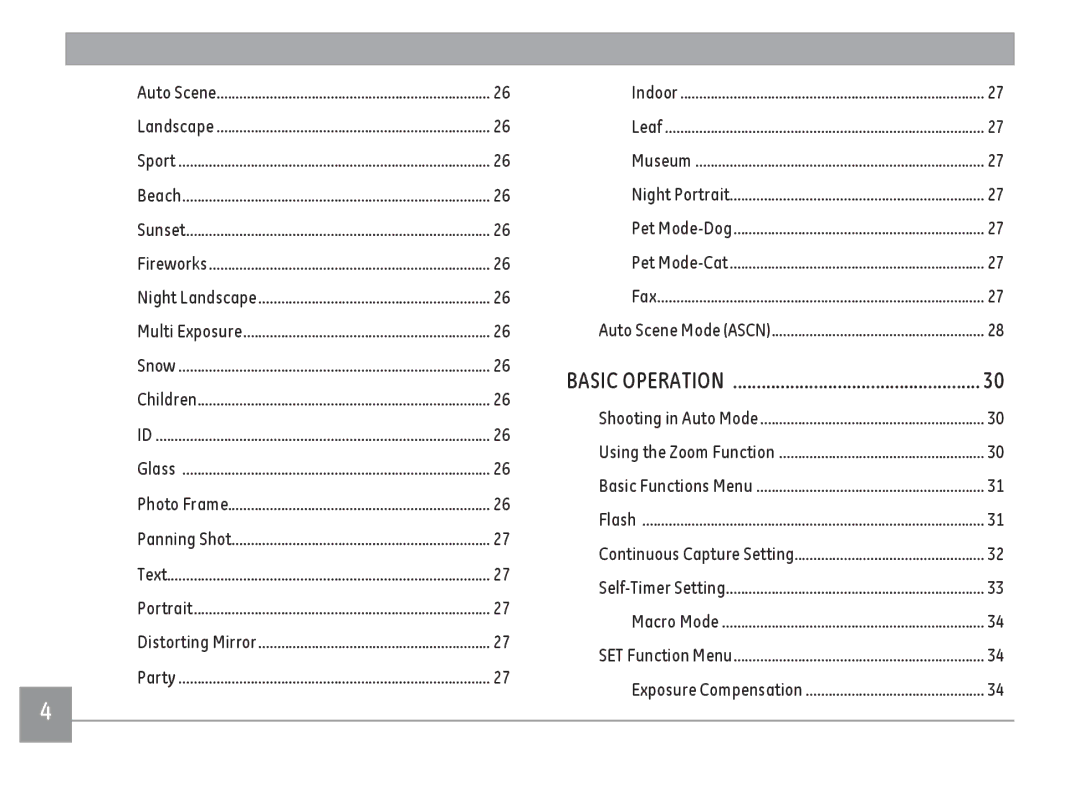 GE E1410SW-CP, E1410SW-BK, E1410SW-CR user manual Basic Operation 