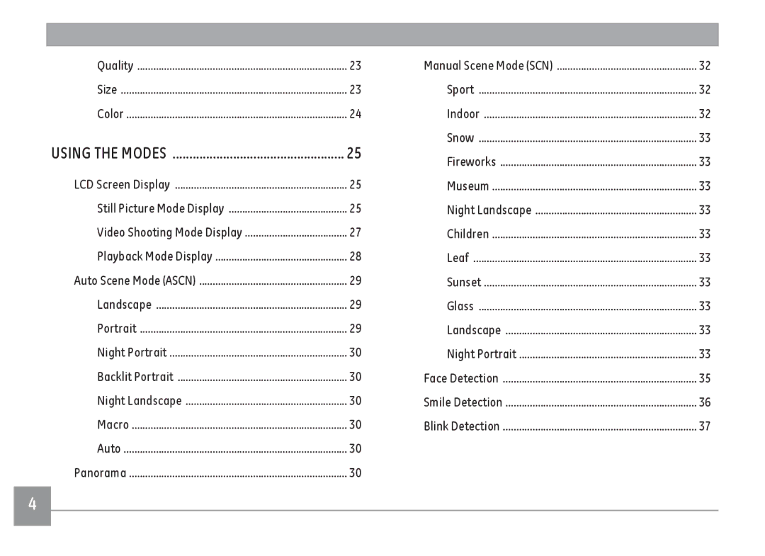 GE E148OW, E1480WSL, E1480W-SL, E1480WRD user manual Video Shooting Mode Display 