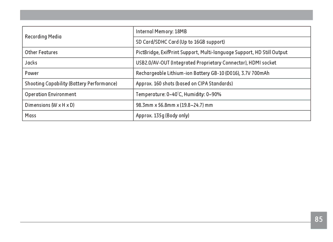 GE E1486TW/G user manual 