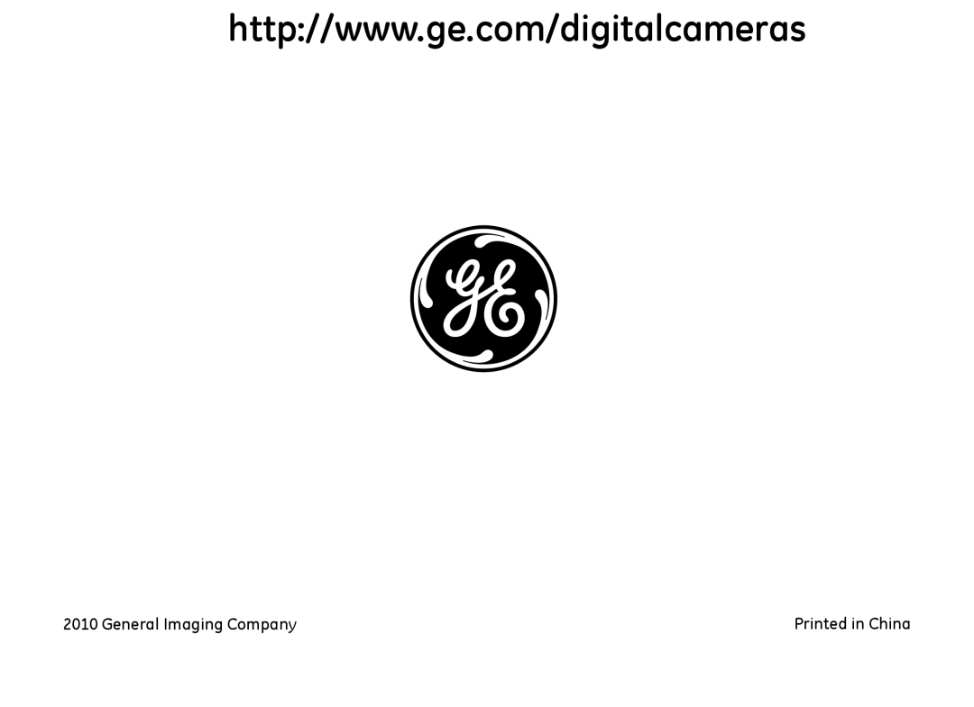 GE E1486TW/G user manual General Imaging Company 