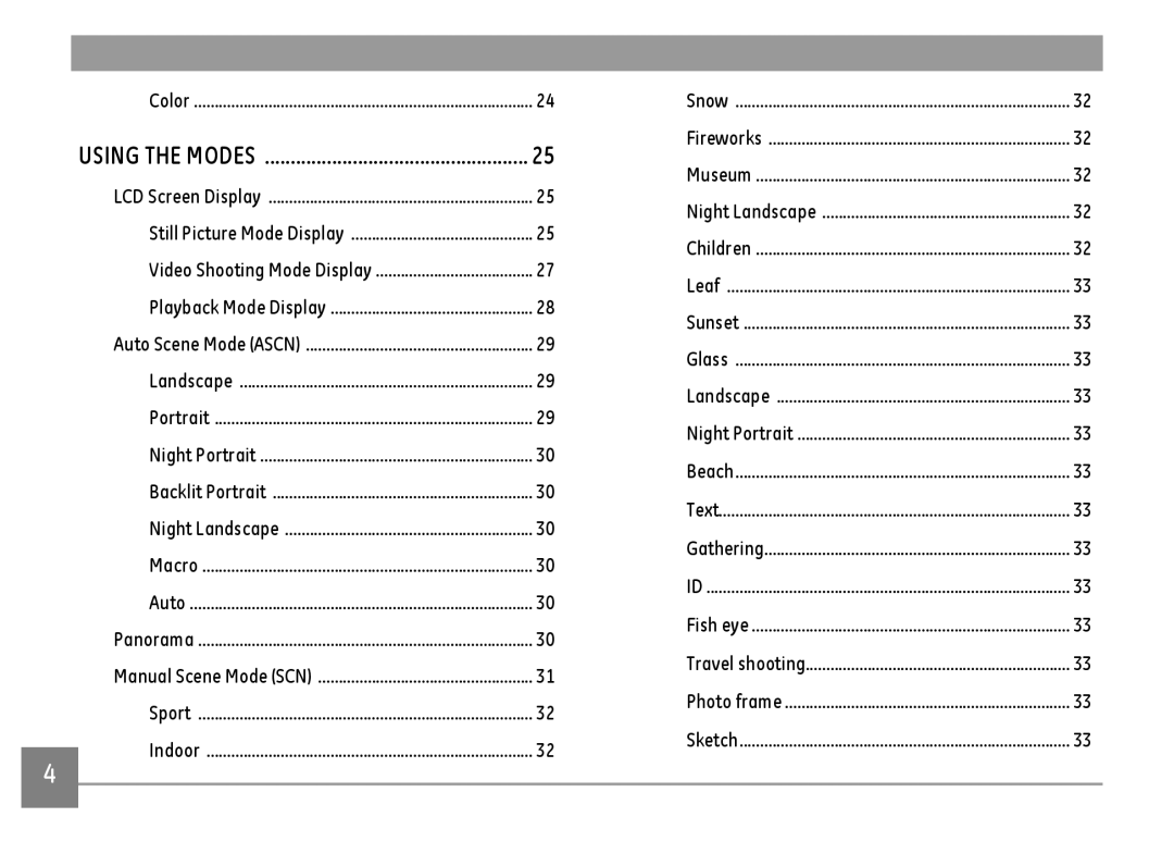 GE E1680W user manual Video Shooting Mode Display 