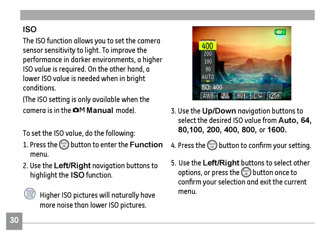 GE E1235, E840S, E1035 user manual Iso 