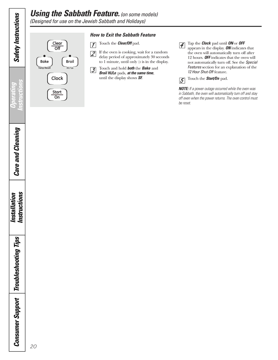 GE JGBP33, EGR2001, EGR2002, JGBP29, JGBP28, JGBP32 manual Operating Instructions 