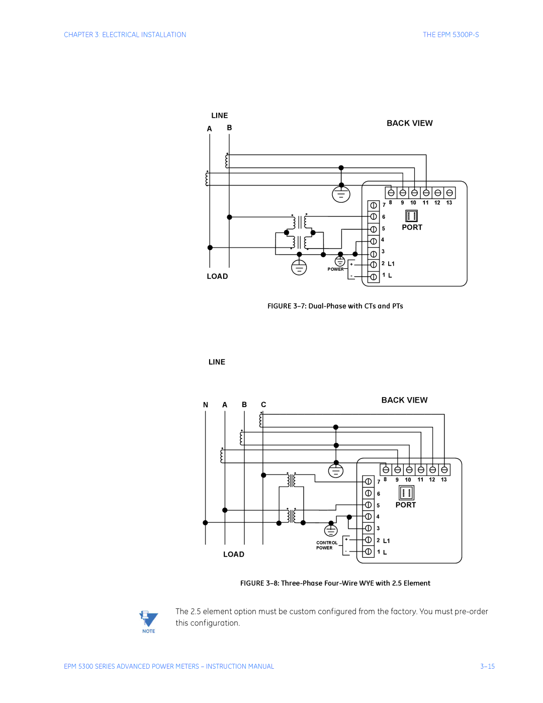 GE EPM 5200, EPM 5300, EPM 5350 instruction manual Line 