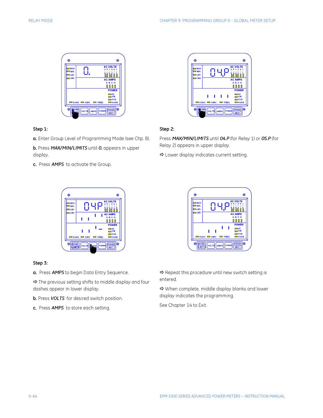 GE EPM 5300, EPM 5200, EPM 5350 instruction manual Li M It S 