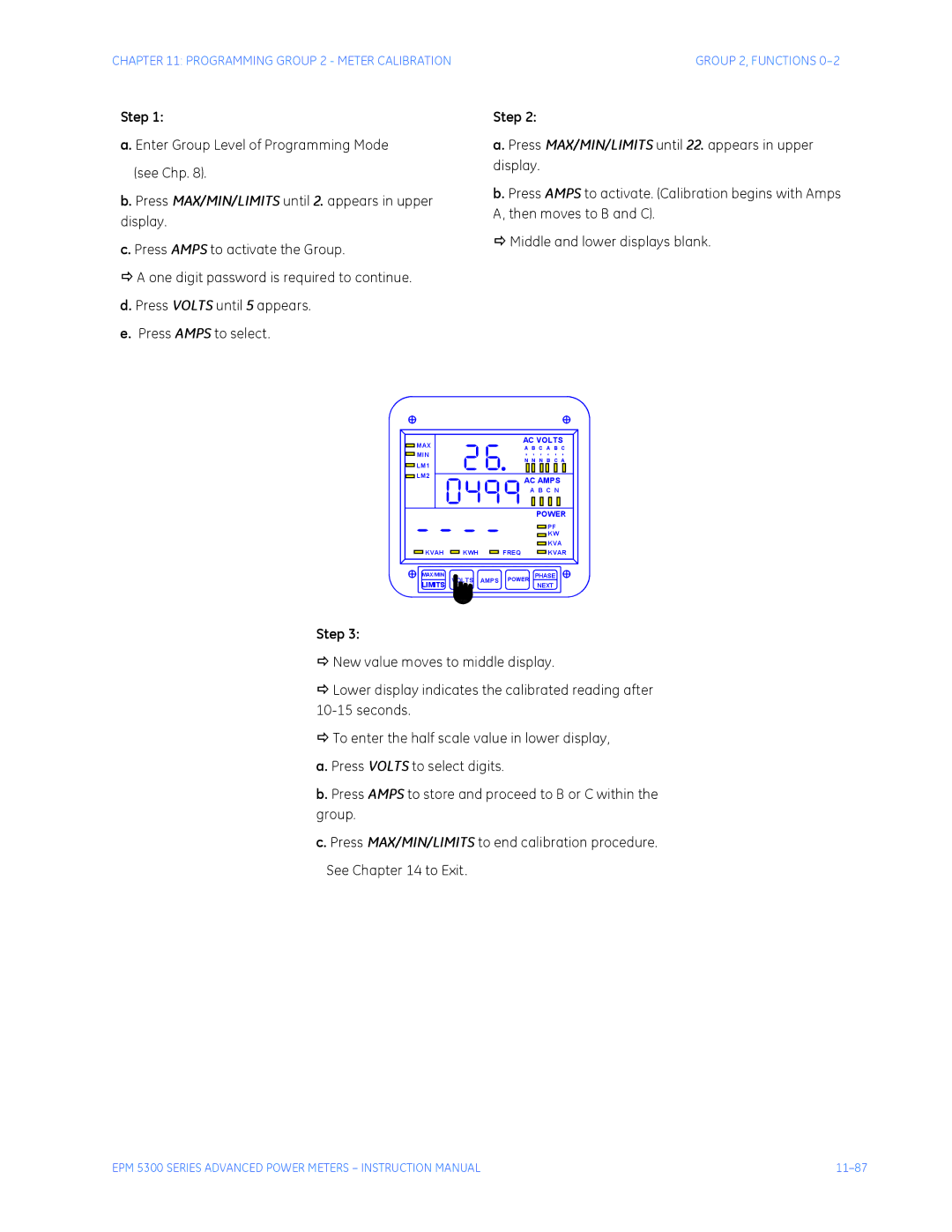 GE EPM 5200, EPM 5300, EPM 5350 instruction manual 11-87 