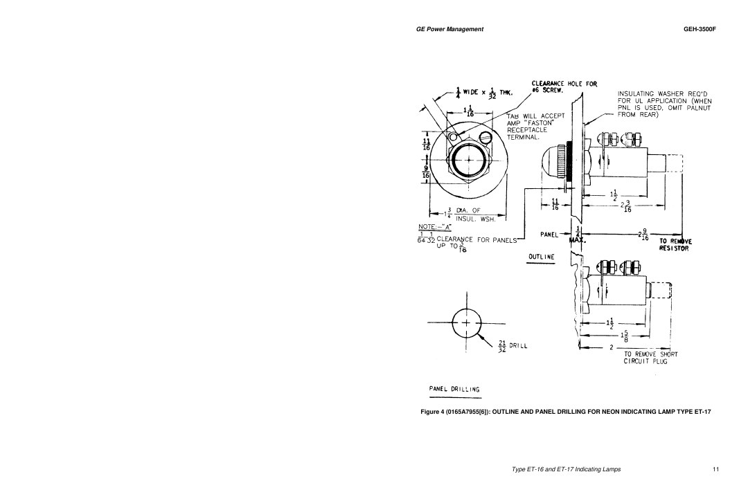 GE ET-16 manual GE Power Management GEH-3500F 