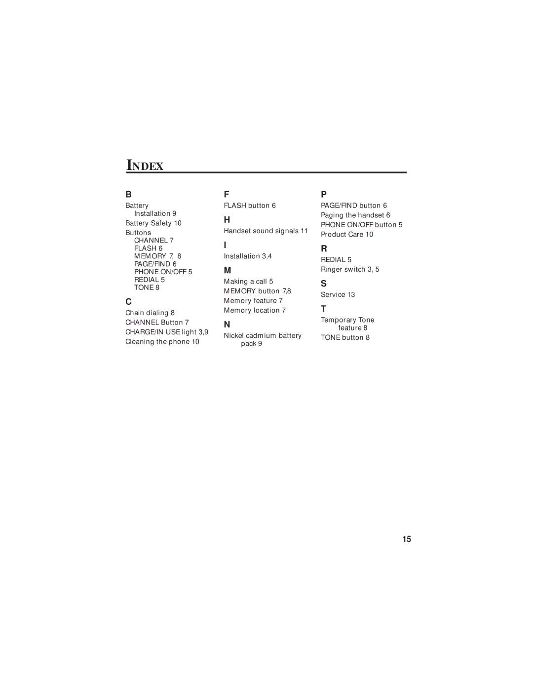 GE Feb-63 manual Index 