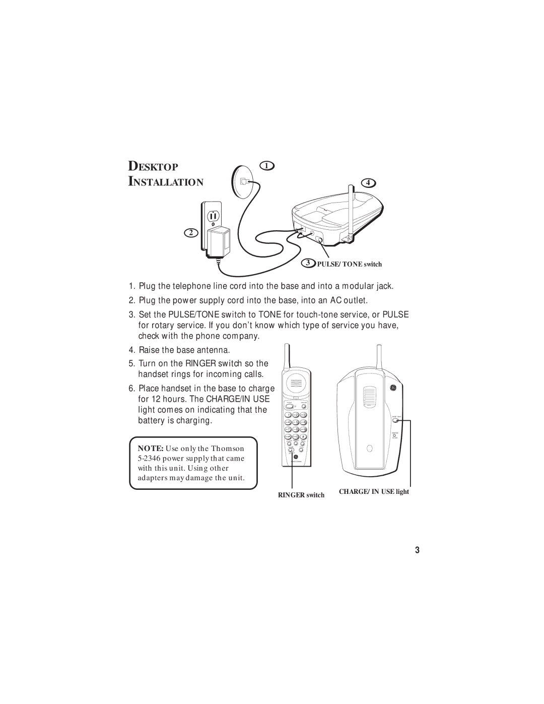 GE Feb-63 manual Desktop Installation 