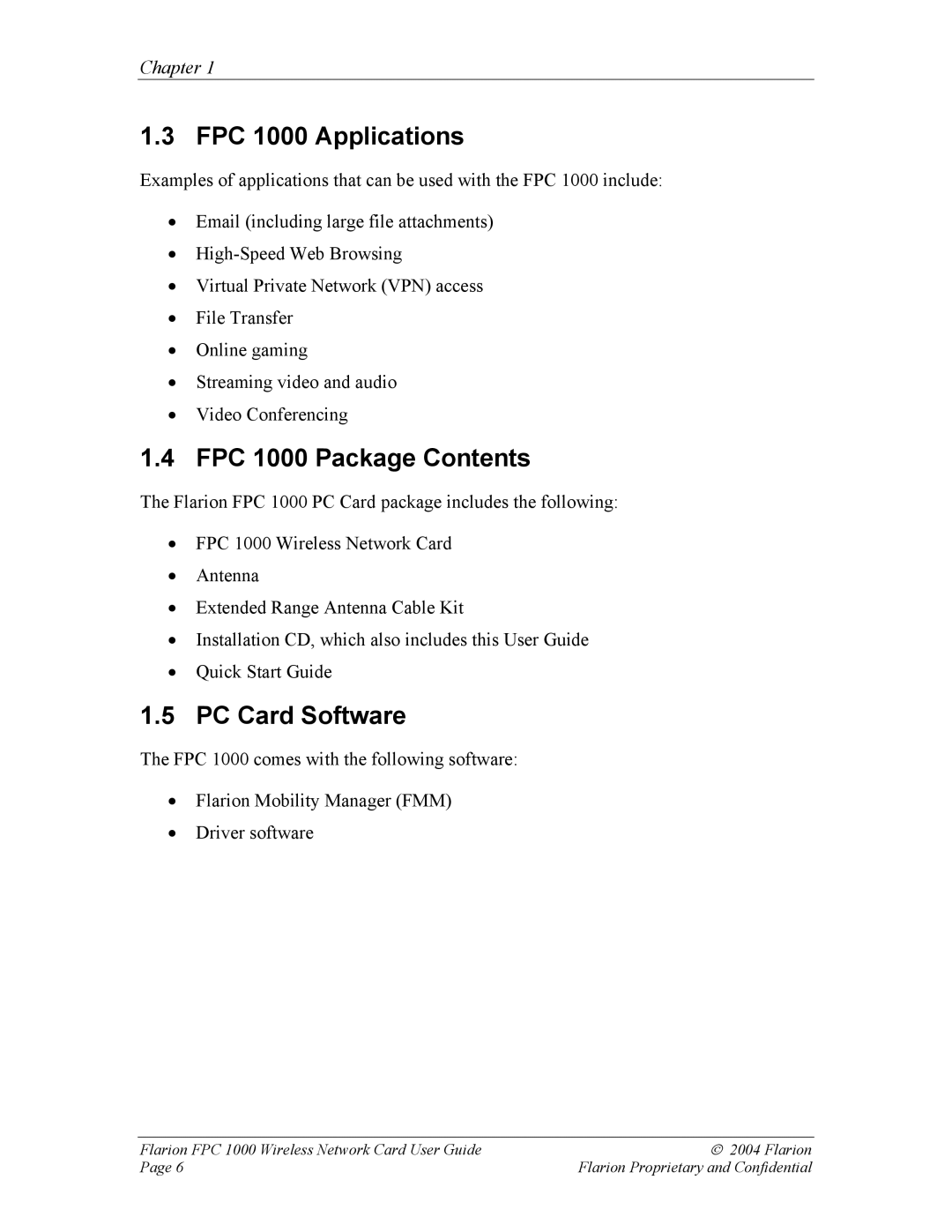 GE manual FPC 1000 Applications 