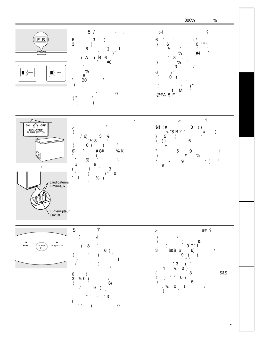 GE FUM13 owner manual Mesures, Dépannage Soutien au consommateur 