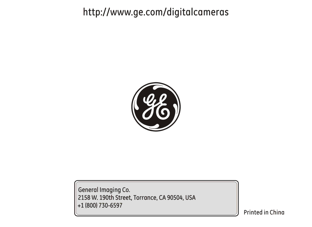 GE G1, E1240, A830, E1030, E1040 manual 