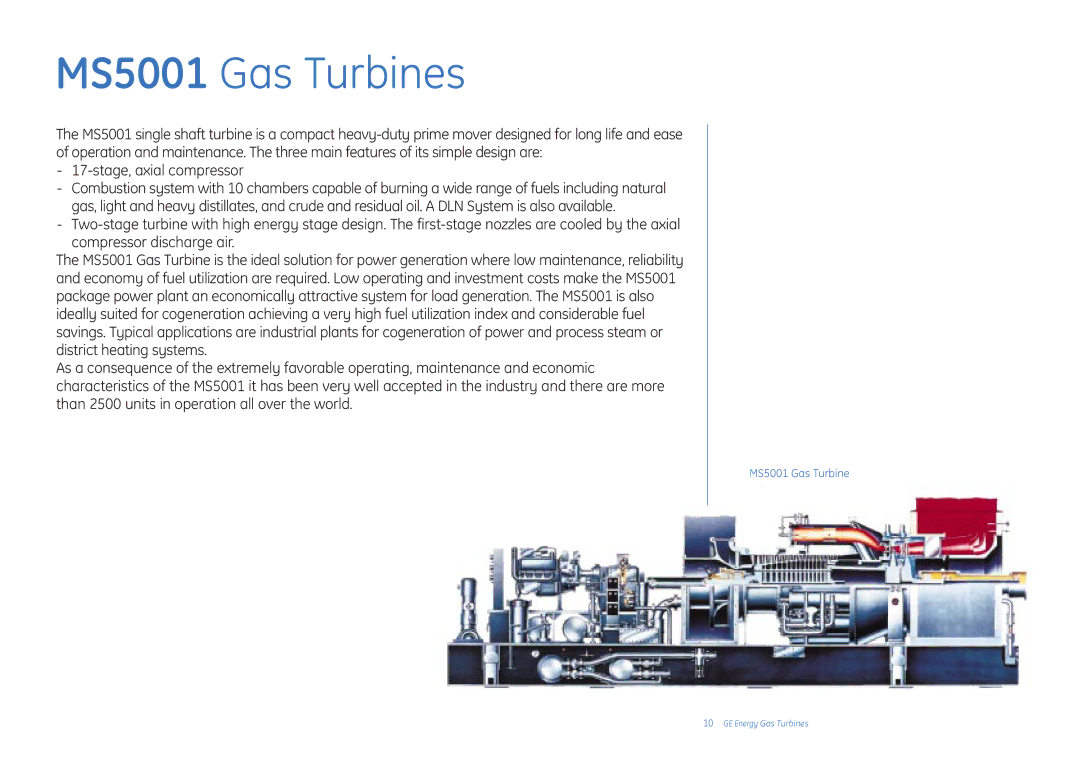 GE manual MS5001 Gas Turbines 