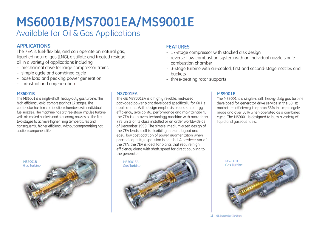 GE Gas Turbine manual MS6001B/MS7001EA/MS9001E 