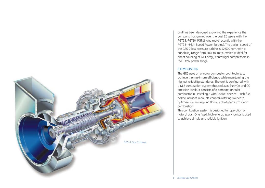 GE Gas Turbine manual Combustor 