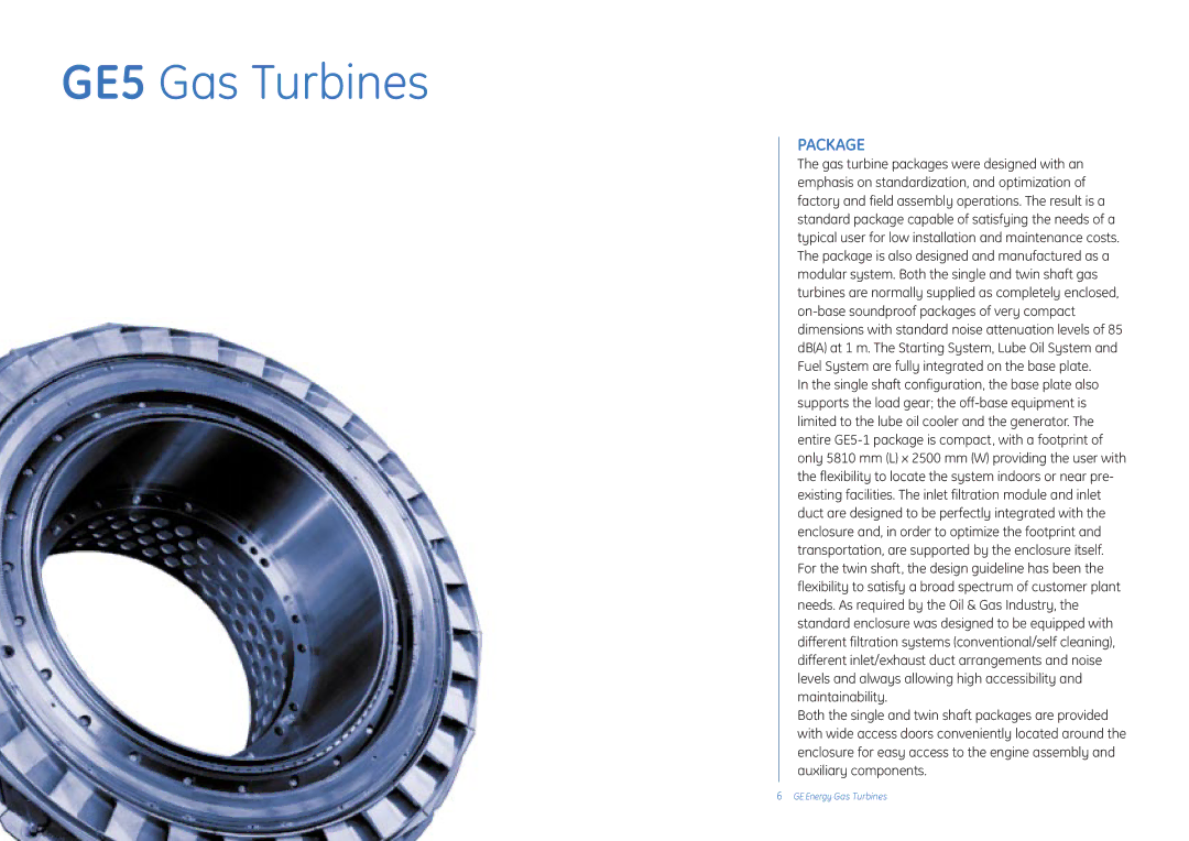 GE Gas Turbine manual Package 