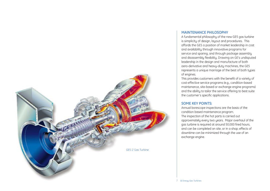 GE Gas Turbine manual Maintenance Philosophy, Some KEY Points 