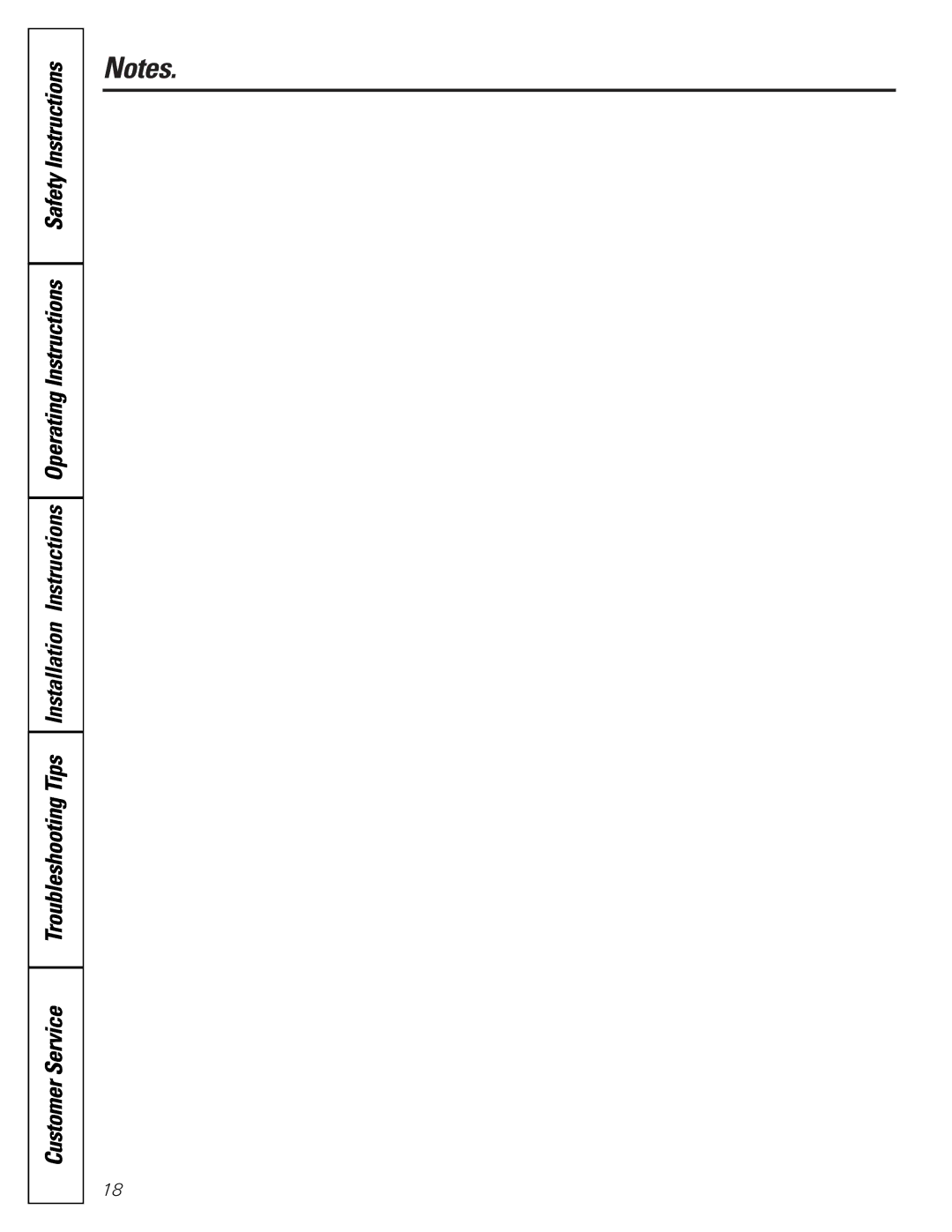 GE GCG1550, GCG1540, GCG1520, GCG1530 owner manual CustomerService 