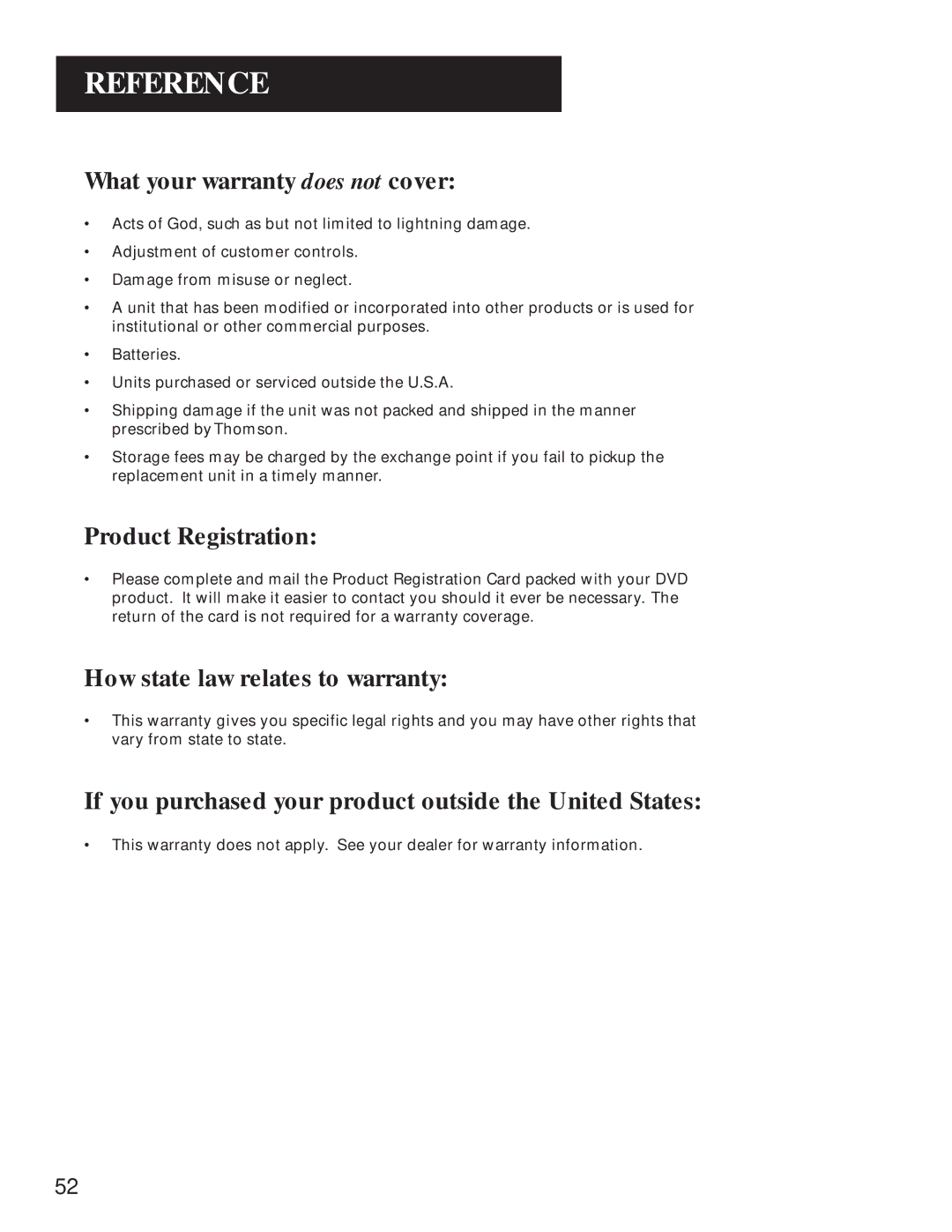 GE GE1100P manual What your warranty does not cover, Product Registration, How state law relates to warranty 