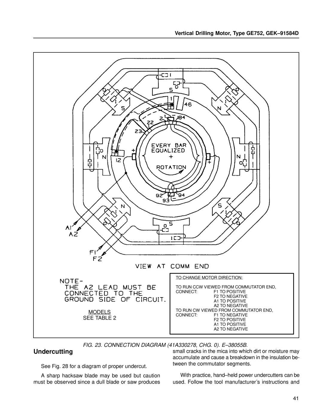 GE GE752 manual Connection Diagram 41A330278, CHG . E±38055B 