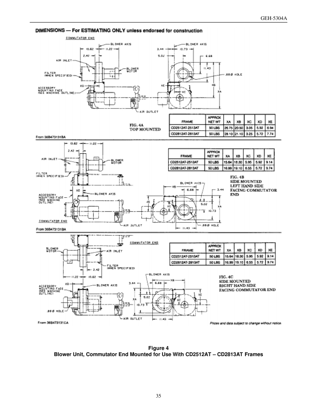 GE GEH-5304A manual 