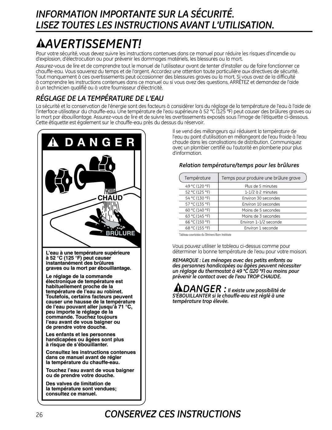 GE GEH50DEEDXX manual &21659=&6,16758&7,216, ·Lqirupdwlrq 