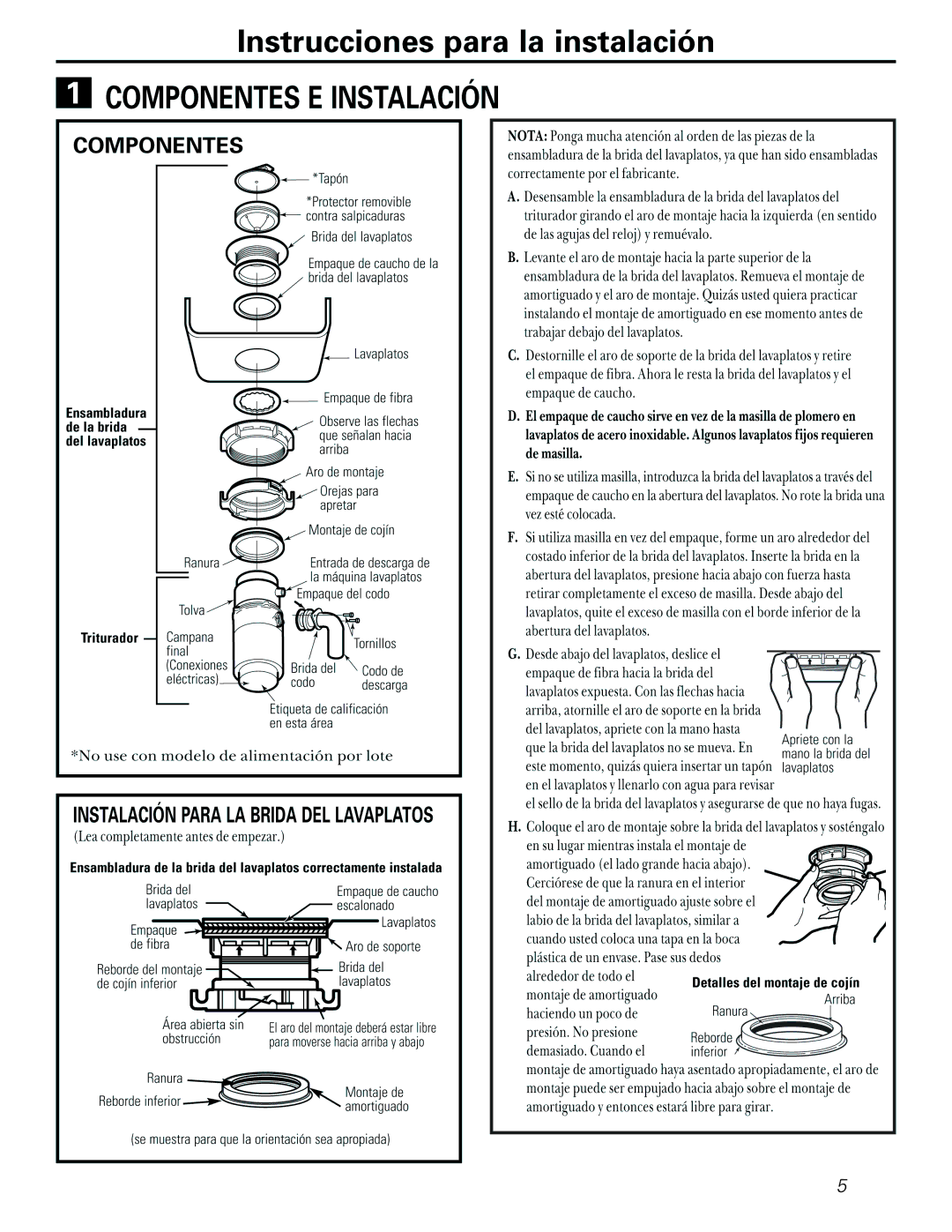 GE GFC530V, GFC520V, GFC325V, GFC535V, GFC525V, GFC320V, GFC1020V, GFB760V, GFC720V installation instructions 