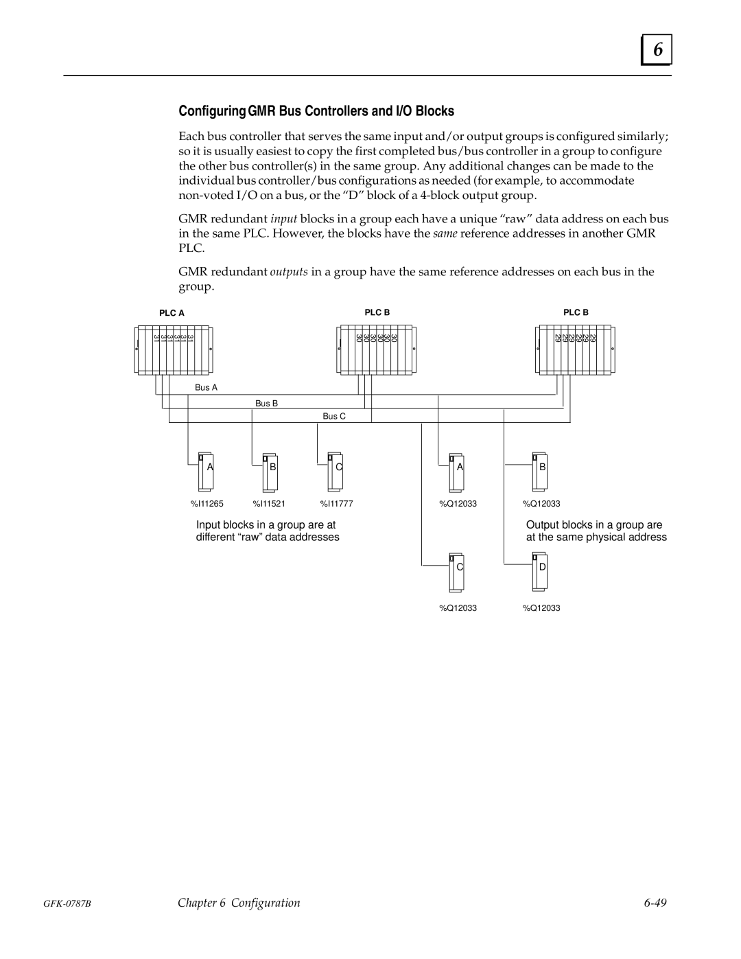 GE GFK-0787B user manual Configuring GMR Bus Controllers and I/O Blocks 