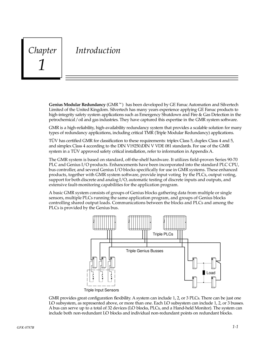 GE GFK-0787B user manual Chapter Introduction 