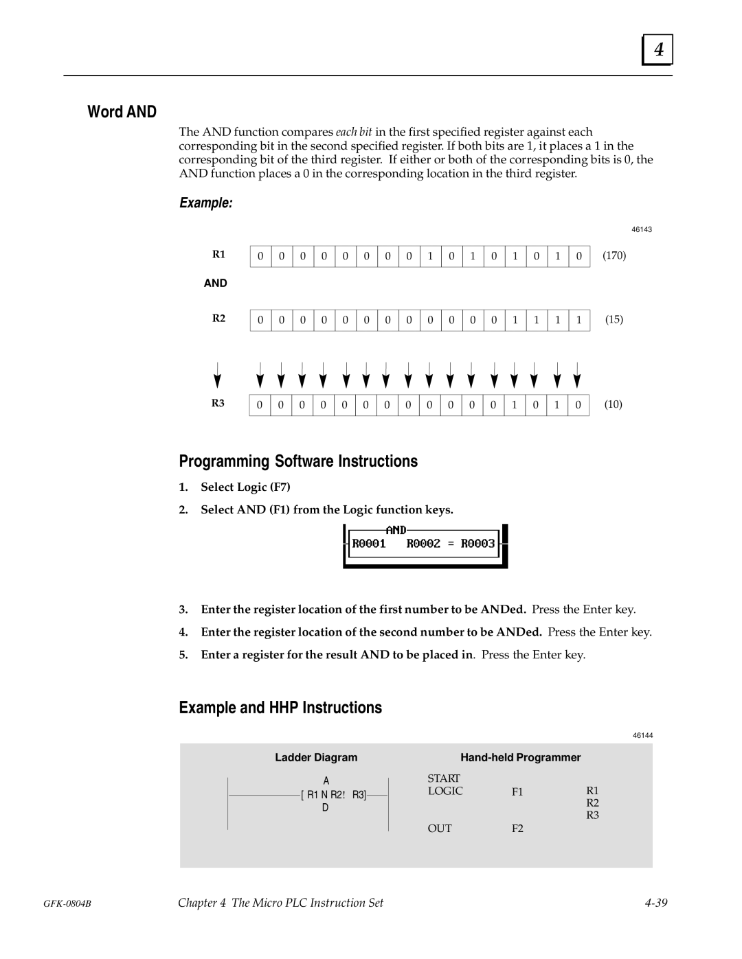 GE GFK-0804B manual Word 