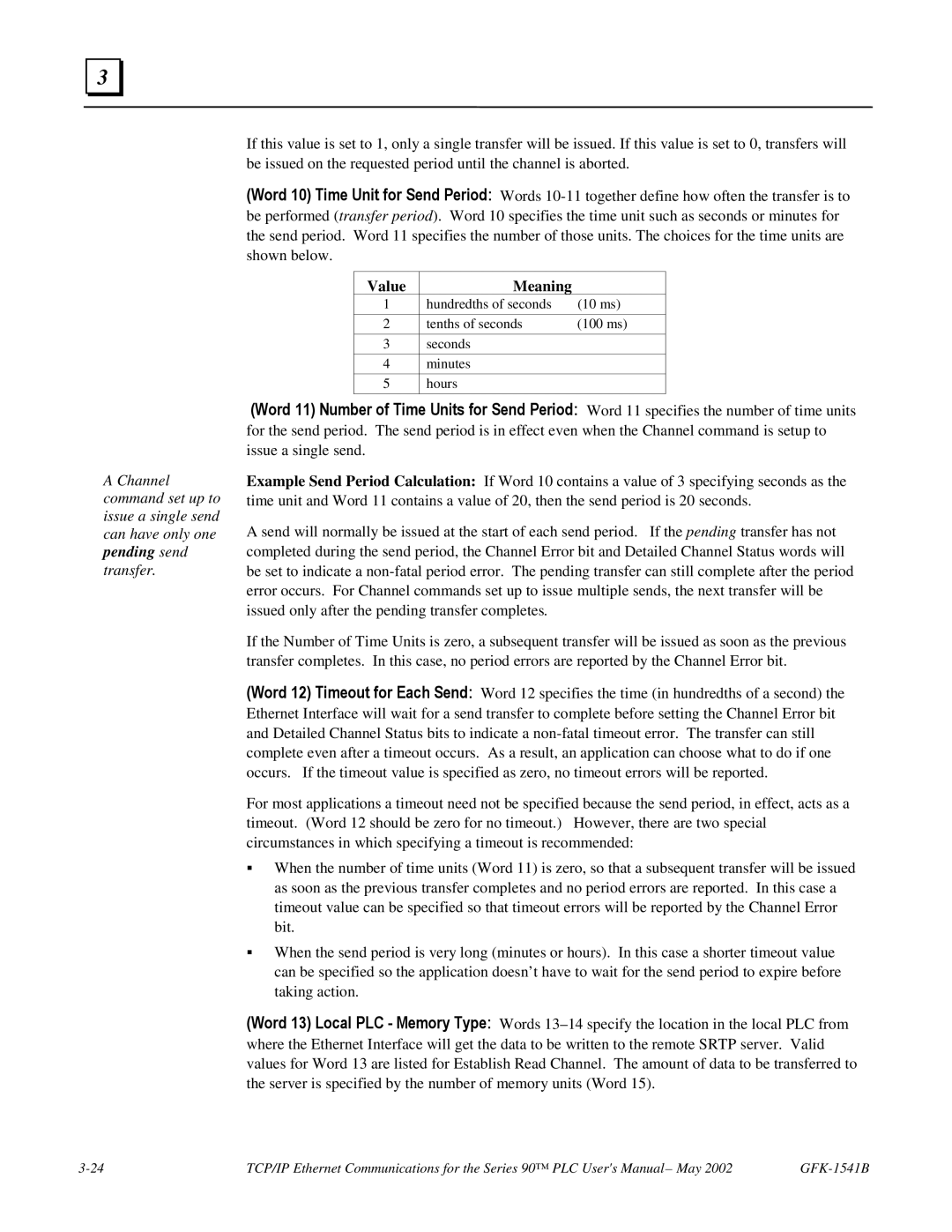 GE GFK-1541B manual Value Meaning 