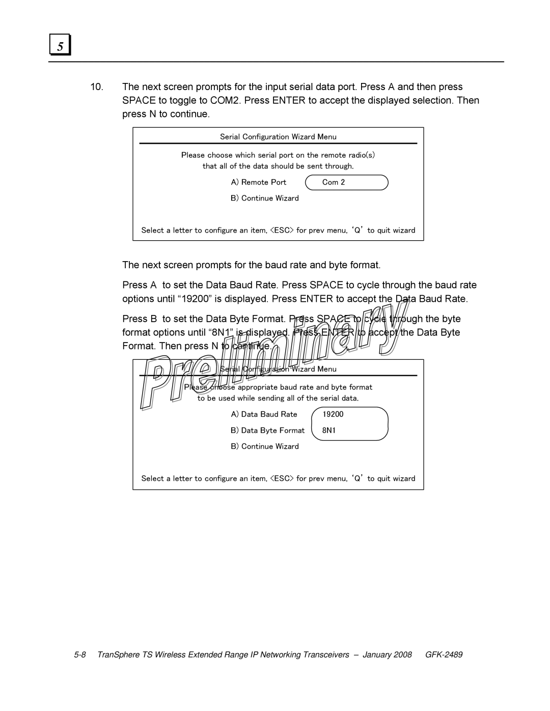 GE GFK-2489 user manual 19200 