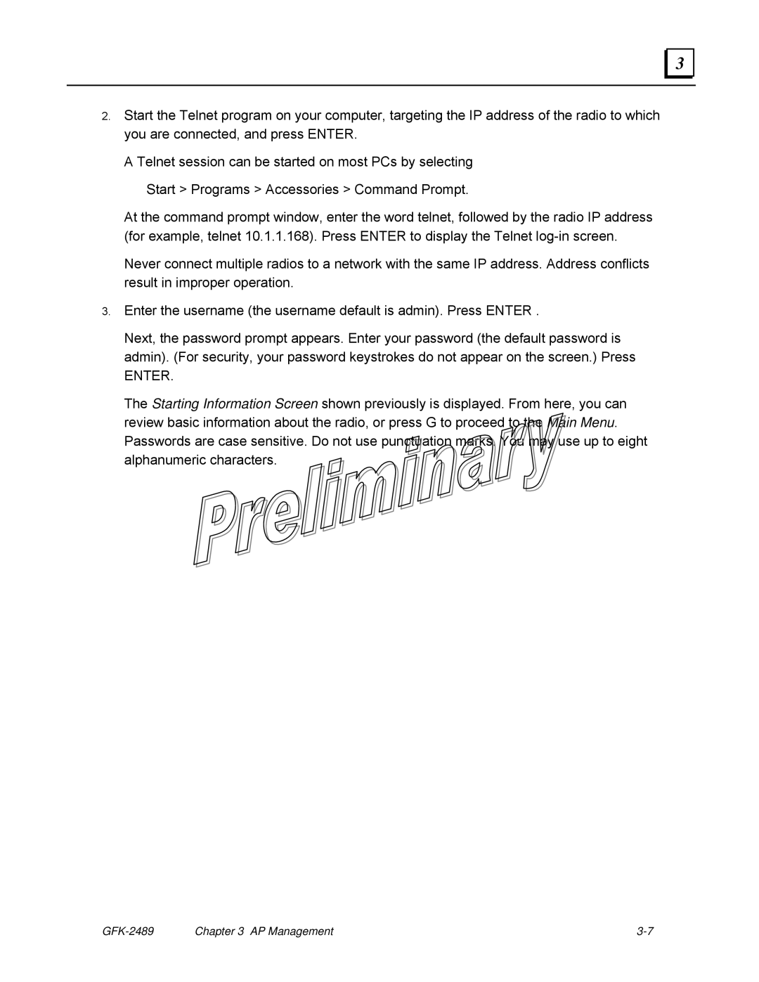 GE GFK-2489 user manual Enter 