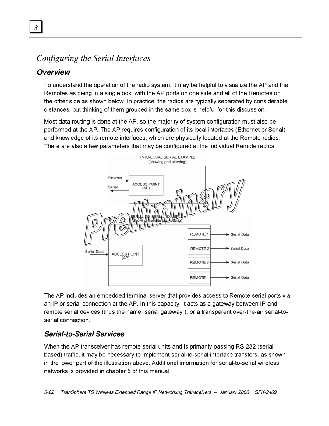 GE GFK-2489 user manual Configuring the Serial Interfaces, Overview, Serial-to-Serial Services 