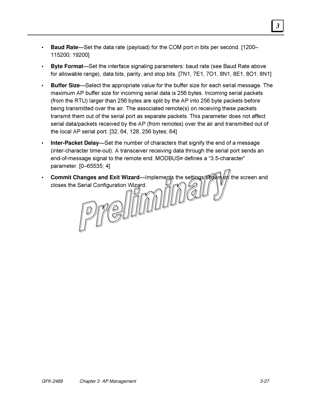 GE user manual GFK-2489 AP Management 